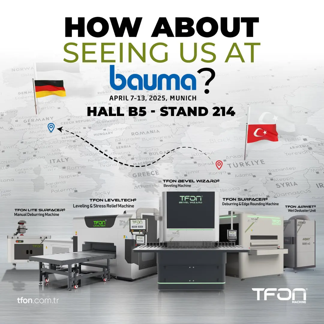 TFON BAUMA 2025 Münih Fuarı’nda — 7–13 Apr, fuar duyurusu