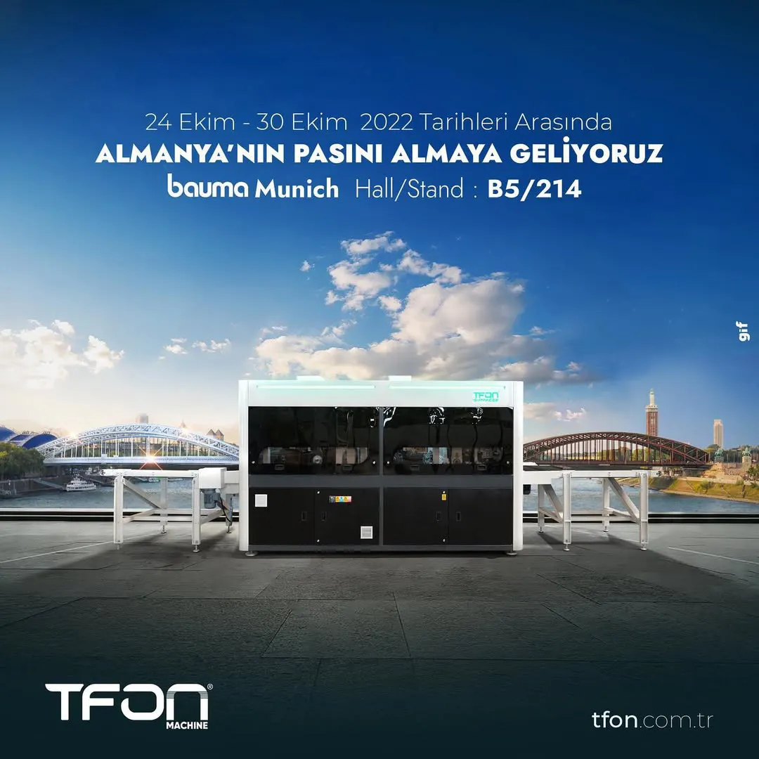 TFON BAUMA Munich 2022 Fuarı’nda — 24–30 Oct, fuar duyurusu